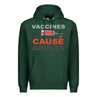 Sports Green Vaccines Cause Adults Premium Hoodie - Bettercallsaul