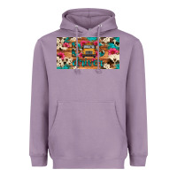 Lavender bus driver school bus cowhide license plate Heavyweight Hoodie - Artiststas
