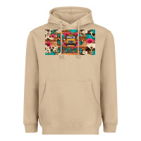 Mushroom bus driver school bus cowhide license plate Heavyweight Hoodie - Artiststas