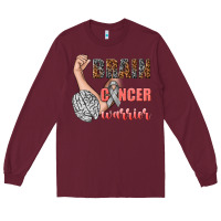 Brain Cancer Warrior Long Sleeve Tee | Teevron