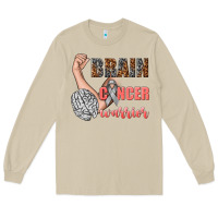 Mushroom brain cancer warrior Long Sleeve Tee - texasbilliewilder