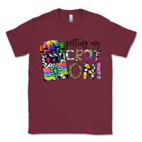 Burgundy getting my cray on Classic Tee - CowhideDigitalArt