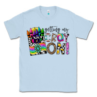 Dusty Blue getting my cray on Classic Tee - CowhideDigitalArt