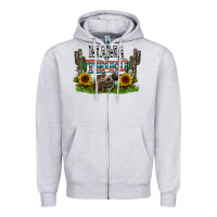 Heather Grey mama tried1 Zipper Hoodie - CowhideDigitalArt