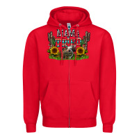 Red mama tried1 Zipper Hoodie - CowhideDigitalArt