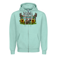 Seafoam mama tried1 Zipper Hoodie - CowhideDigitalArt