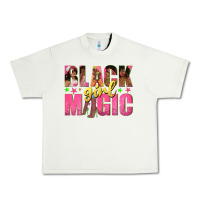 Pistachio black girl magic with afro black women Urban Heavy Tee - texasbilliewilder