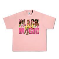Salmon black girl magic with afro black women Urban Heavy Tee - texasbilliewilder