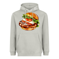 Moon Dust American hamburger Heavyweight Hoodie - AdoDesignShop