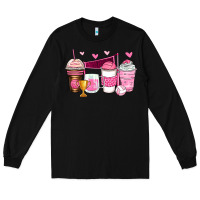 Black volleyball coffee cups Long Sleeve Tee - Zillion Design Studio