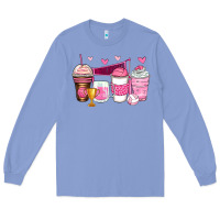 Colony Blue volleyball coffee cups Long Sleeve Tee - Zillion Design Studio