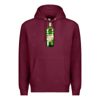 Burgundy have fun gin bottle Premium Hoodie - AdoDesignShop