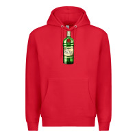 Red have fun gin bottle Premium Hoodie - AdoDesignShop