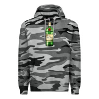 Slate Camo have fun gin bottle Premium Hoodie - AdoDesignShop