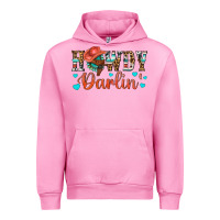 Fuchsia Pink Western Howdy Darlin Urban Hoodie - BundleAndBundleShop