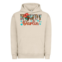 Pigment French Oak Western Howdy Darlin Urban Hoodie - BundleAndBundleShop