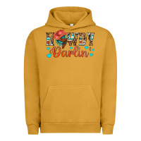 Pigment Peanut Butter Western Howdy Darlin Urban Hoodie - BundleAndBundleShop