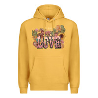 Mustard love horse western floral Premium Hoodie - NancyCooperArtShop