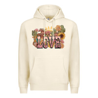 Tofu love horse western floral Premium Hoodie - NancyCooperArtShop
