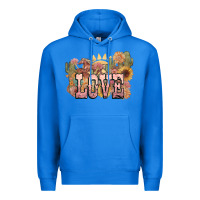 True Royal love horse western floral Premium Hoodie - NancyCooperArtShop