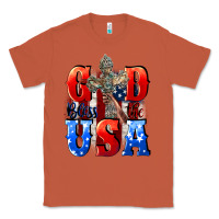 Copper God bless the USA  4th of july Classic Tee - CowGirlArtShop