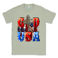 Matcha God bless the USA  4th of july Classic Tee - CowGirlArtShop