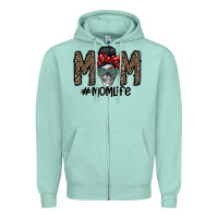 Mom Life Zipper Hoodie | Teevron