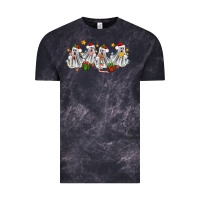 Cloud Black pantasmas ghost christmas Vintage Tee - Zillion Design Studio