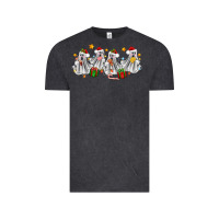 Vintage Black pantasmas ghost christmas Vintage Tee - Zillion Design Studio