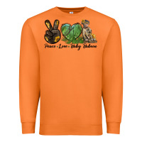 Carrot Peace Love Baby Baboon Premium Sweatshirt - LillyAllenDesigns