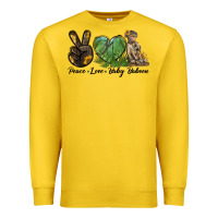 Lemon Peace Love Baby Baboon Premium Sweatshirt - LillyAllenDesigns