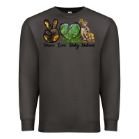 Smoke Peace Love Baby Baboon Premium Sweatshirt - LillyAllenDesigns