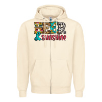 Sandshell beer and sunshine Zipper Hoodie - HRA Design Shop