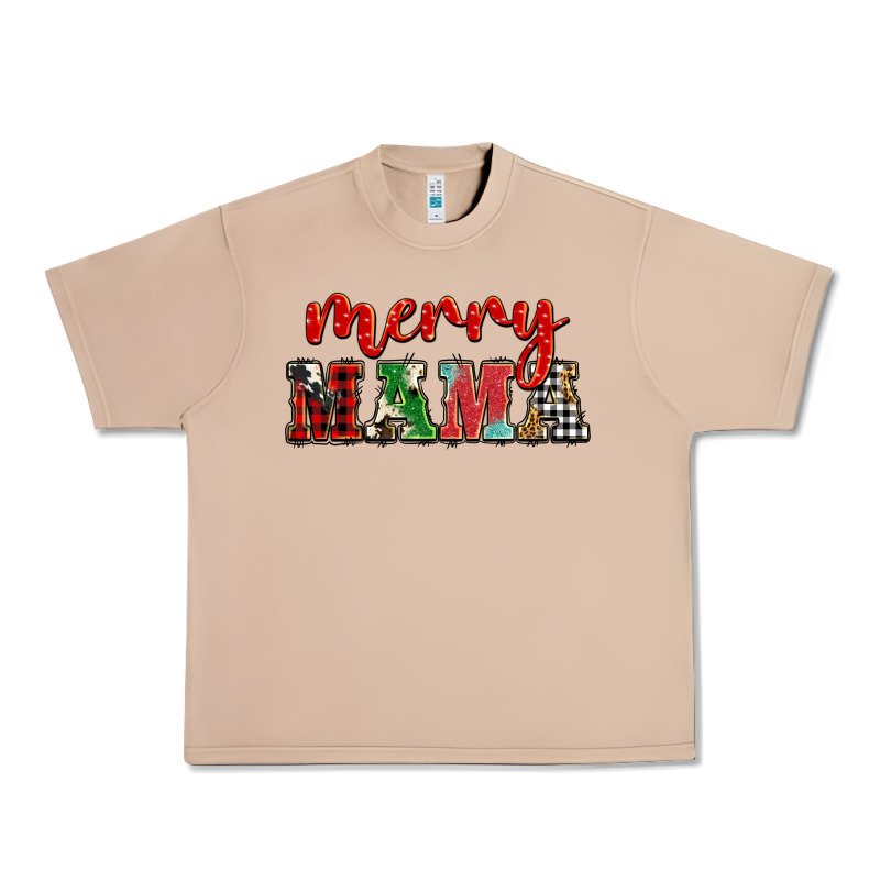 Christmas Merry Mama Urban Heavy Tee by BarkalooDesign | Teevron