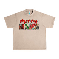 French Oak Christmas merry mama Urban Heavy Tee - BarkalooDesign