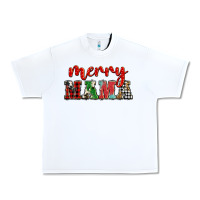 White Christmas merry mama Urban Heavy Tee - BarkalooDesign