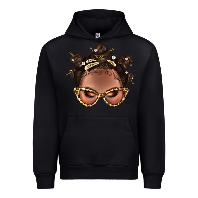 Afro Bantu Knots Hairstyles Messy Bun With Clasp Bbs  2 Urban Hoodie by BundleAndBundleShop | Teevron