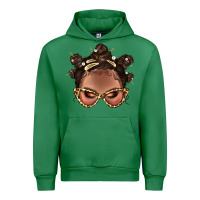 Emerald Afro Bantu Knots Hairstyles Messy Bun With Clasp Bbs  2 Urban Hoodie - BundleAndBundleShop