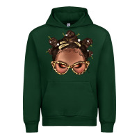 Forest Green Afro Bantu Knots Hairstyles Messy Bun With Clasp Bbs  2 Urban Hoodie - BundleAndBundleShop