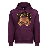 Mauve Wine Afro Bantu Knots Hairstyles Messy Bun With Clasp Bbs  2 Urban Hoodie - BundleAndBundleShop