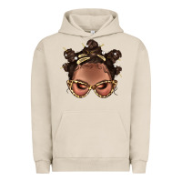 Pigment French Oak Afro Bantu Knots Hairstyles Messy Bun With Clasp Bbs  2 Urban Hoodie - BundleAndBundleShop