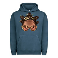 Pigment Midnight Navy Afro Bantu Knots Hairstyles Messy Bun With Clasp Bbs  2 Urban Hoodie - BundleAndBundleShop