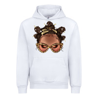 White Afro Bantu Knots Hairstyles Messy Bun With Clasp Bbs  2 Urban Hoodie - BundleAndBundleShop