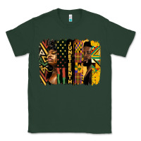 Sports Green juneteenth brush stroke Classic Tee - HRA Design Shop