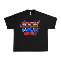 Black boom boom baby Urban Heavy Tee - Zillion Design Studio