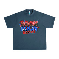Midnight Navy boom boom baby Urban Heavy Tee - Zillion Design Studio