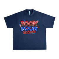 Navy boom boom baby Urban Heavy Tee - Zillion Design Studio