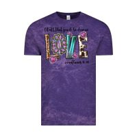 Cloud Purple western let all that you do be done in love with g Vintage Tee - texasbilliewilder