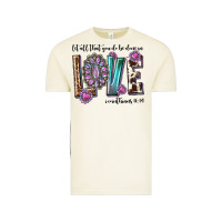 Vintage Arctic western let all that you do be done in love with g Vintage Tee - texasbilliewilder
