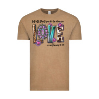 Vintage Coffee western let all that you do be done in love with g Vintage Tee - texasbilliewilder
